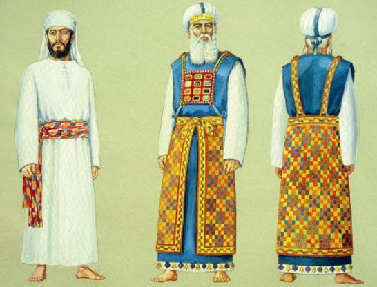 Kohanim breastplate and clothing