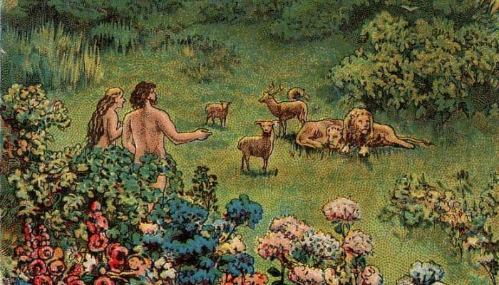 Bereshit The Garden of Eden_Providence Lithograph 1906